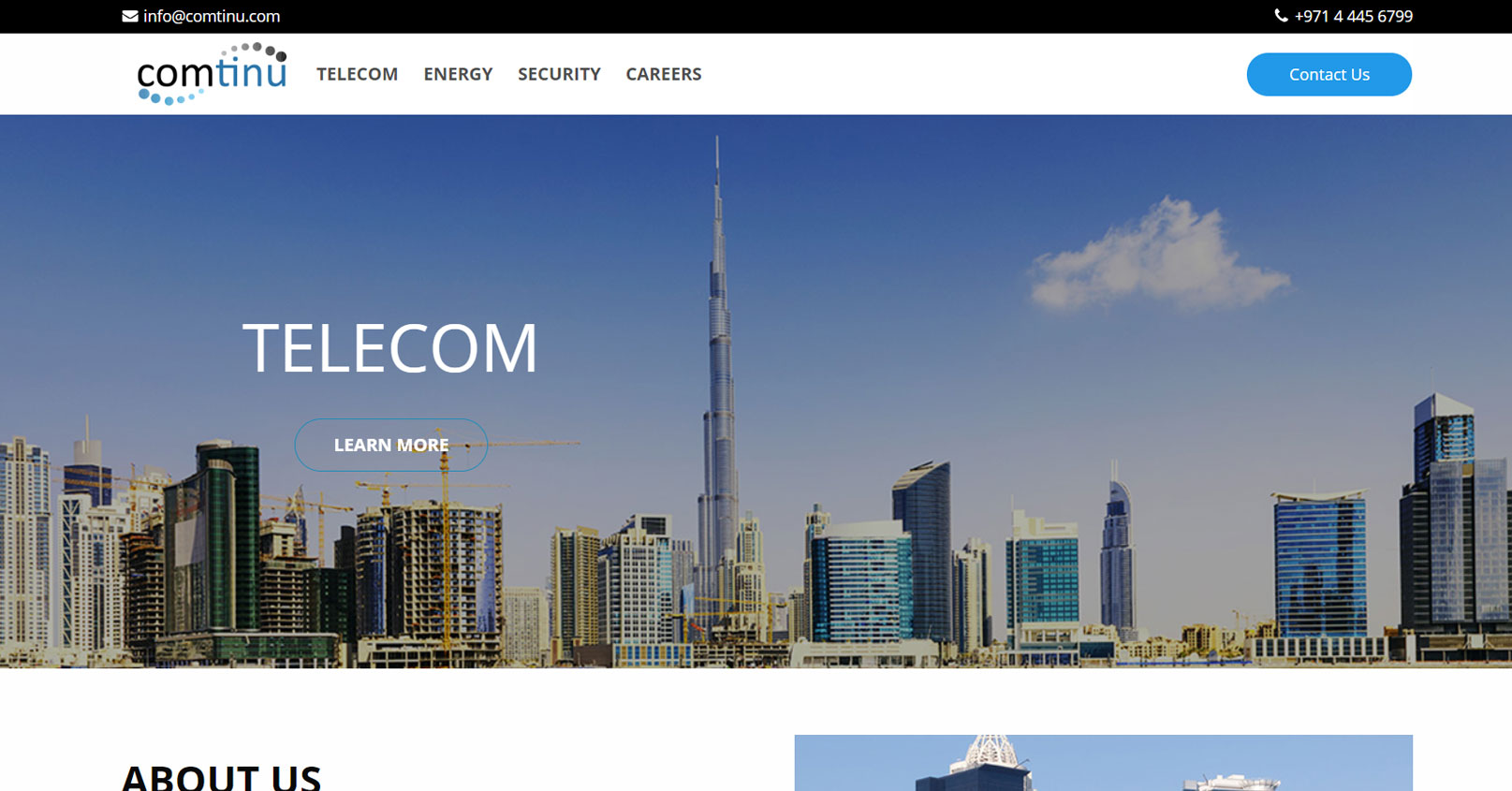 Comtinu website
