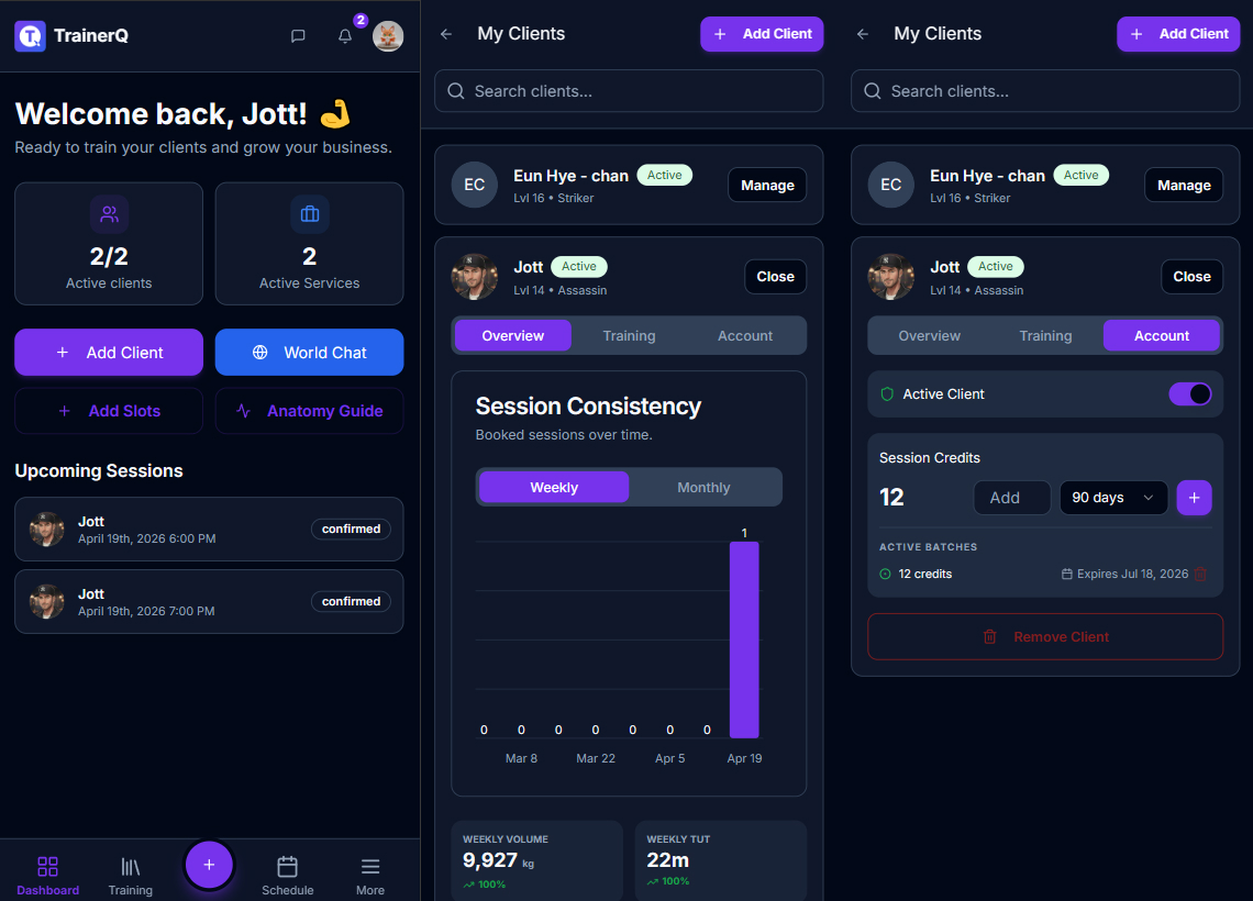 TrainerQ Screenshot 3